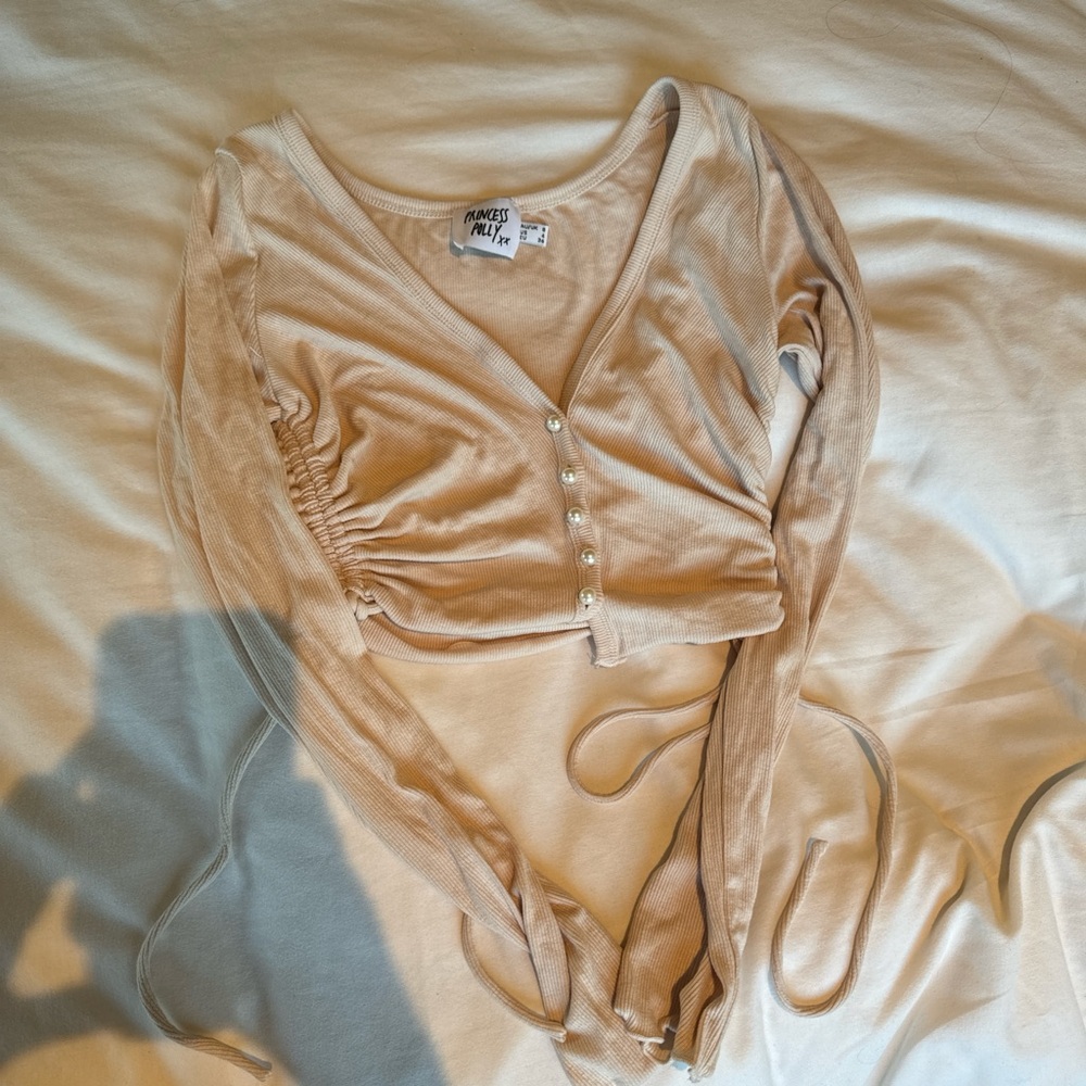 Princess Polly pearl button up